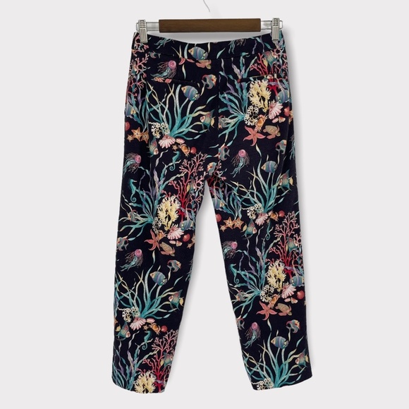 J Crew Blue Ratti Under the Sea Patio Pant - Picture 4 of 10